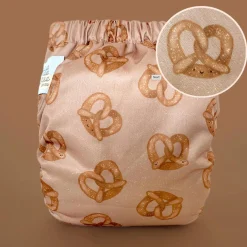 BOY La Petite Ourse Evolution Washable Diaper - Pretzel