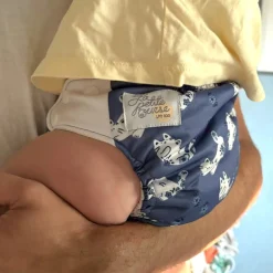 BOY La Petite Ourse Cloth Diapers|Cloth Diapers>Evolution Washable Diaper - Porcelain