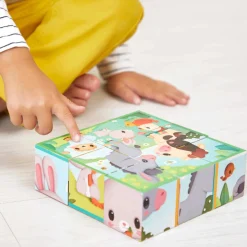 Kids Janod Puzzles>Farm Animal Cubes