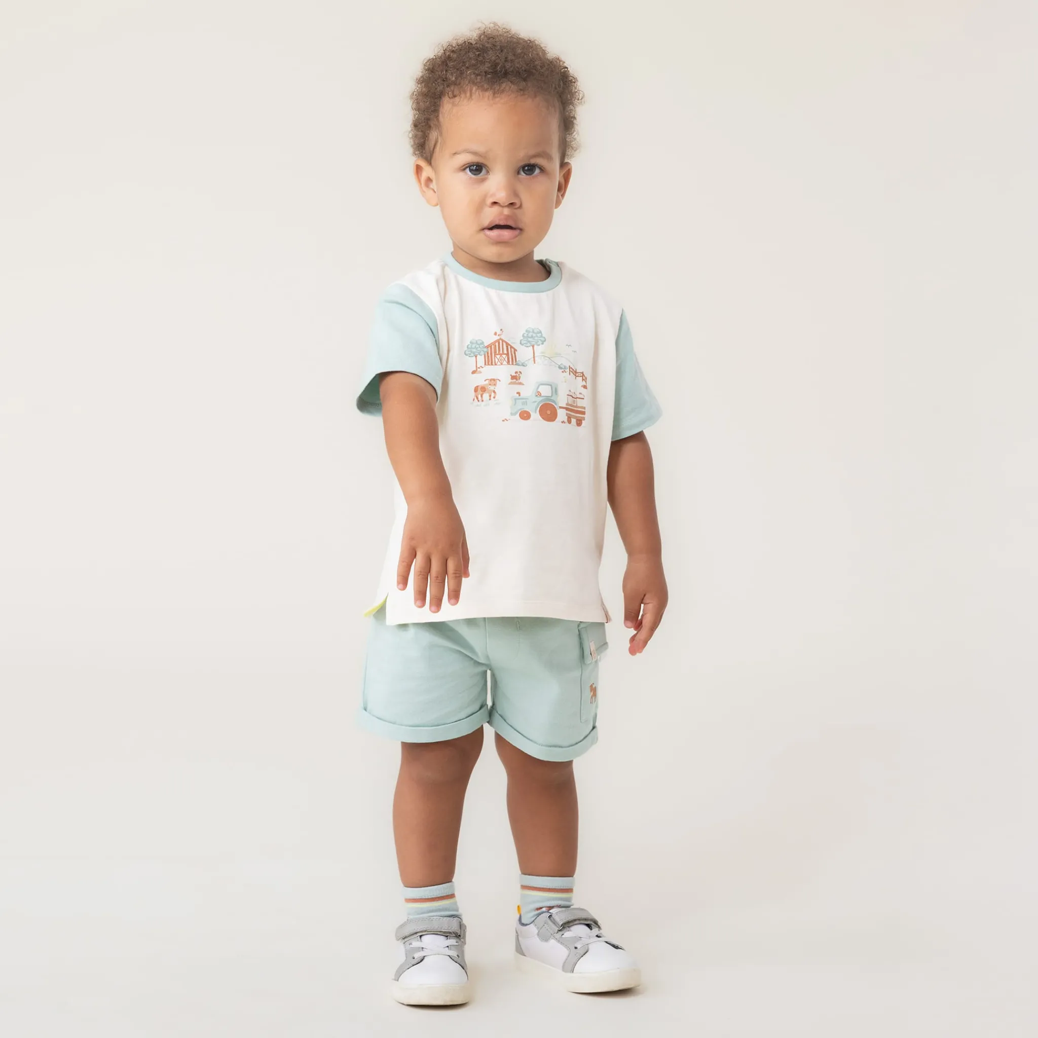 BOY Nano Outfit Sets>Farm Pocket Short Set 6-24m