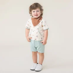 BOY Nano Farm Printed Romper 6-24m