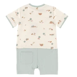 BOY Nano Farm Printed Romper 6-24m