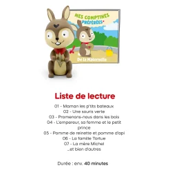 Kids Tonies Favourite Children's Songs - Sing along Tonie Figurine (French)