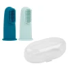 Nattou Finger Toothbrush (2) - Blue
