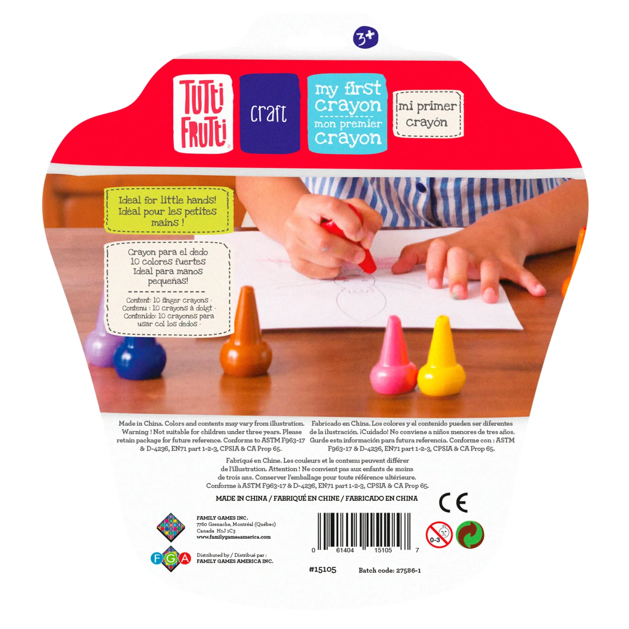 Kids Tutti Frutti Diy & Activities>First Finger Pencils (10)