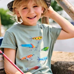 Kids/BOY Hatley Fish Hook T-shirt 3-8