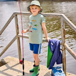 Kids/BOY Hatley Fish Hook T-shirt 3-8