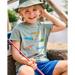 Kids/BOY Hatley Fish Hook T-shirt 3-8