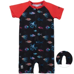 BOY Nano Swimsuits>Fishes Uv Swimsuit 6-24m