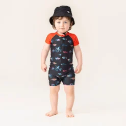 BOY Nano Swimsuits>Fishes Uv Swimsuit 6-24m