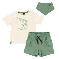 BOY Nano Outfit Sets>Fishing Cargo Short Set 6-24m