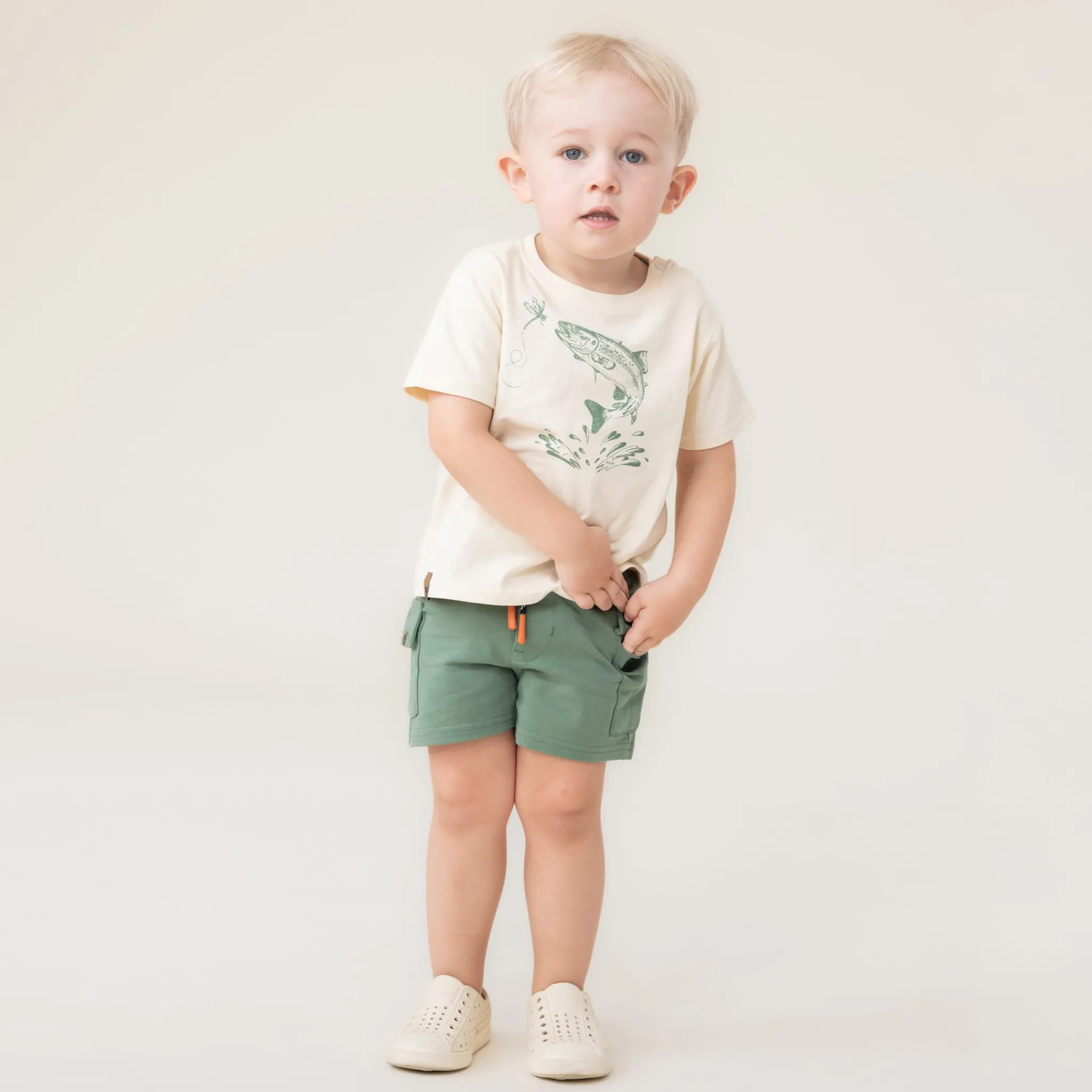 BOY Nano Outfit Sets>Fishing Cargo Short Set 6-24m
