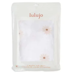 Kids Lulujo Sheets|Bedding>Fitted Crib Sheet - Daisies