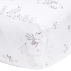 Kids Perlimpinpin Fitted Crib Sheet - Forest