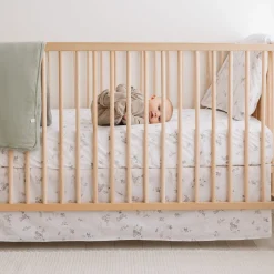 Kids Perlimpinpin Fitted Crib Sheet - Forest