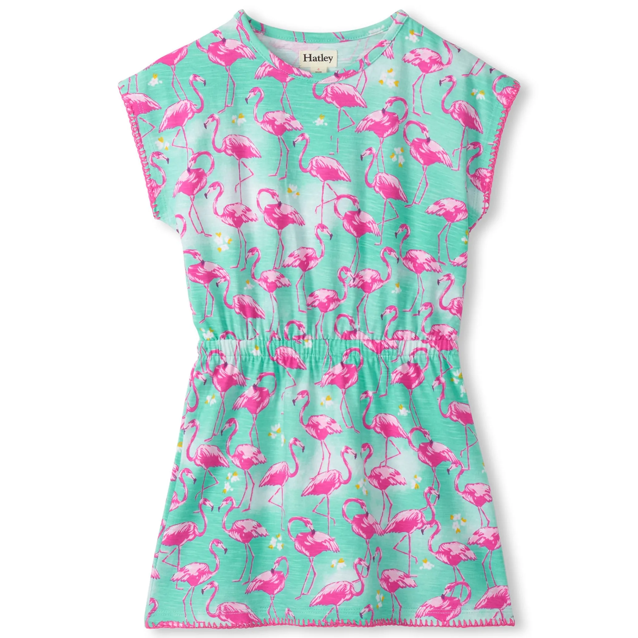 Kids Hatley Dresses & Rompers>Flamingo Dress 4-8