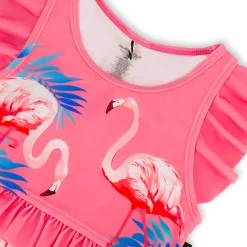 Kids Deux par Deux Flamingo Two Piecess Swimsuit 2-6y