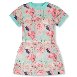 Kids Deux par Deux Flamingos Beach Dress 2-6