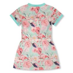 Kids Deux par Deux Flamingos Beach Dress 2-6