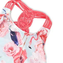 Kids Deux par Deux Flamingos Bikini 7-12