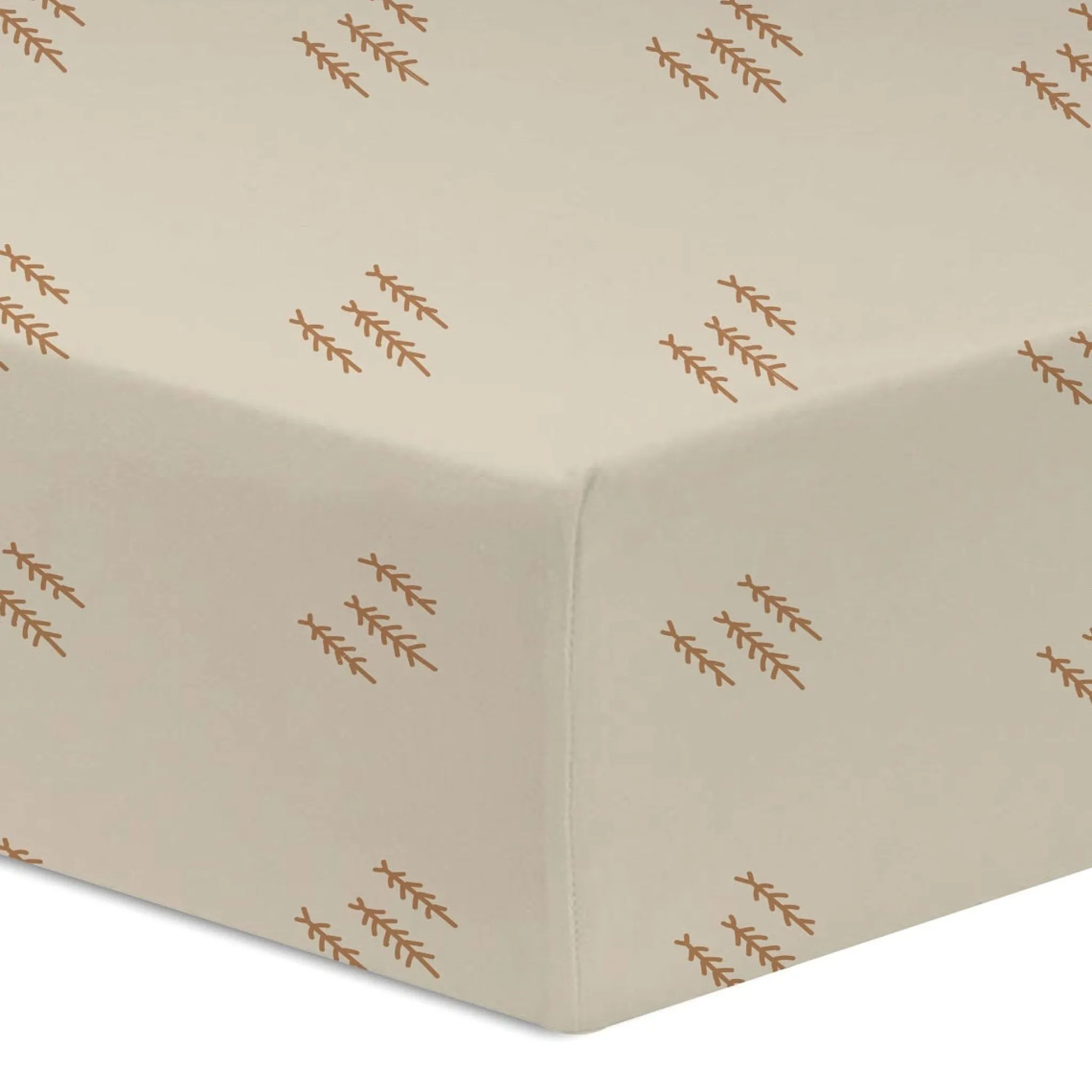 Kids Jasxtek Flannel Crib Fitted Sheet - Pines