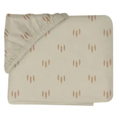 Kids Jasxtek Flannel Crib Fitted Sheet - Pines