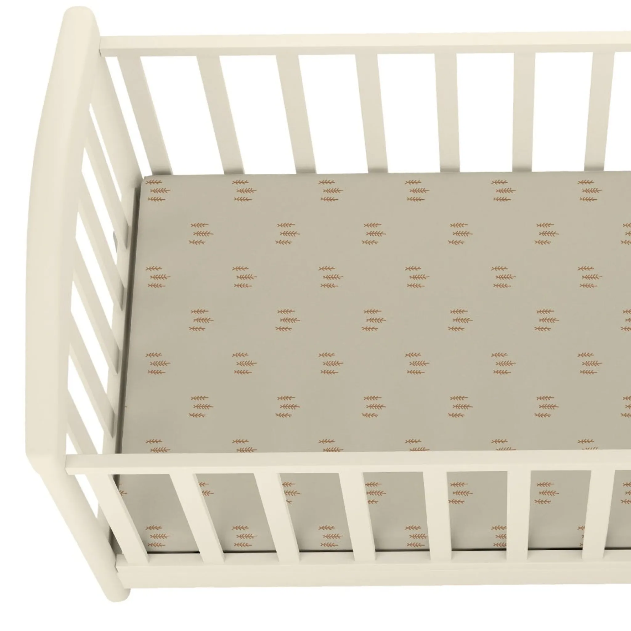 Kids Jasxtek Flannel Crib Fitted Sheet - Pines