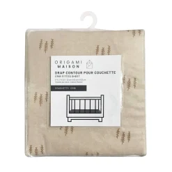 Kids Jasxtek Flannel Crib Fitted Sheet - Pines