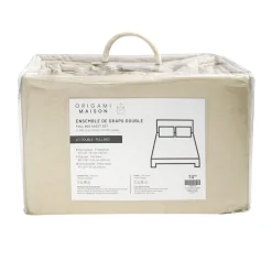 Kids Jasxtek Flannel Double Sheet Set - Oatmeal
