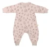 Günamüna Fleece Jumpsuit 9-12m - Pink Forest Do-re-mi