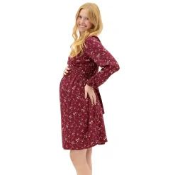 Bella Maternite Floral AOP Maternity Dress