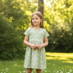Kids Camp by Birdz Floral Check Dress 2-8y
