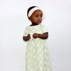 Kids Camp by Birdz Floral Check Dress 2-8y