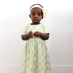 Kids Camp by Birdz Floral Check Dress 2-8y