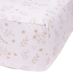 Kids Perlimpinpin Sheets|Bedding>Floral Crib Fitted Sheet