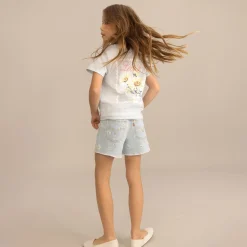 Kids Levis Tops>Floral Stamp T-shirt 7-16y