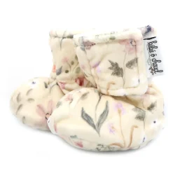 Bebe O Chaud Slippers>Floral Velux Slippers 0-6m