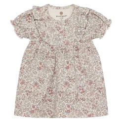 En Fant Flower Aop Dress 6-24m