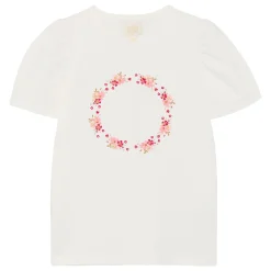 Kids Creamie Flower Circle T-shirt 2-14