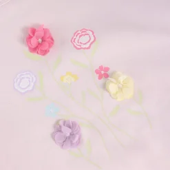 Kids Minymo Tops>Flower Frill T-shirt 3-8