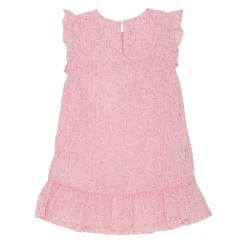 Kids Creamie Flower Lurex Dress 2-6y