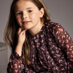 Kids Creamie Flower Print Dress 3-6