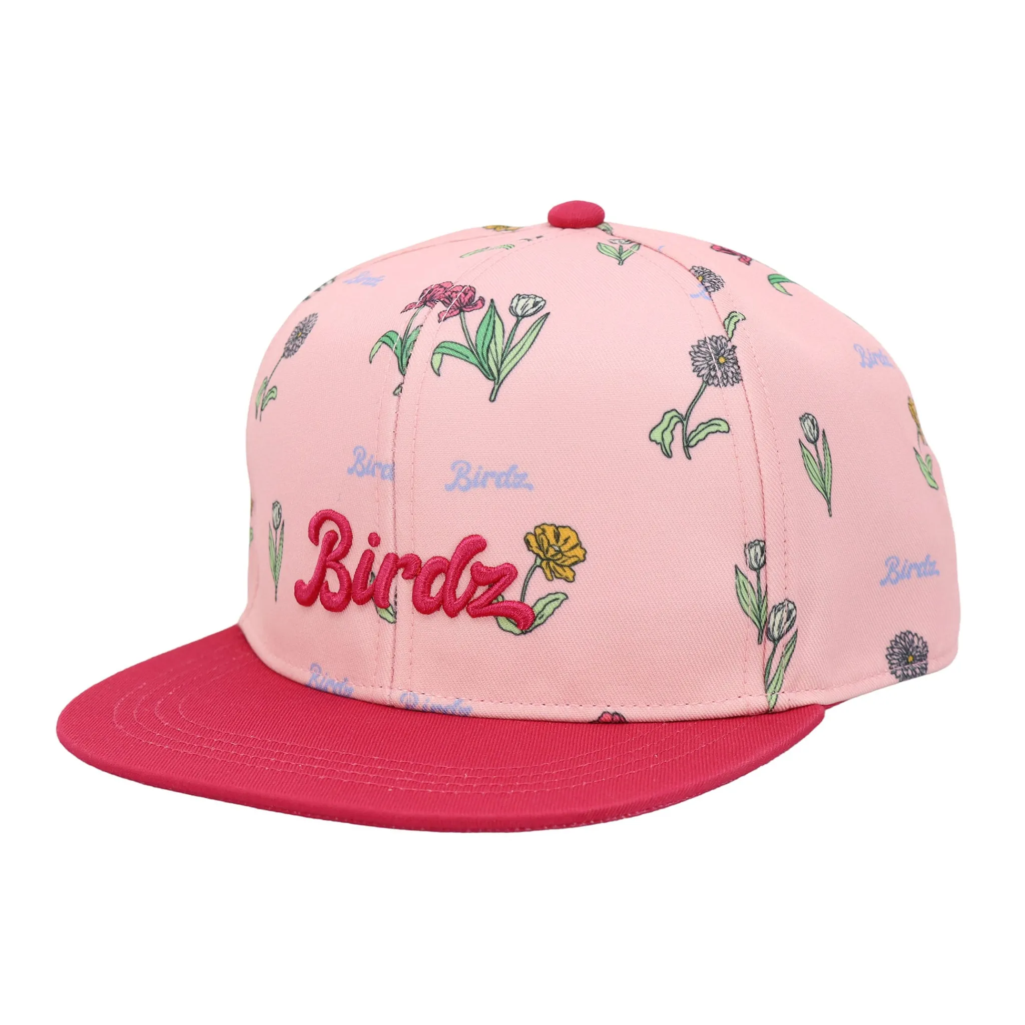 Kids Birdz Flower Print Snapback 2-16
