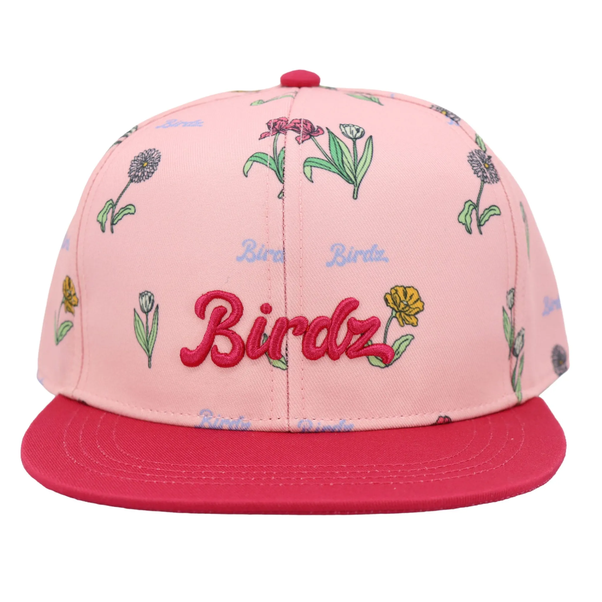 Kids Birdz Flower Print Snapback 2-16