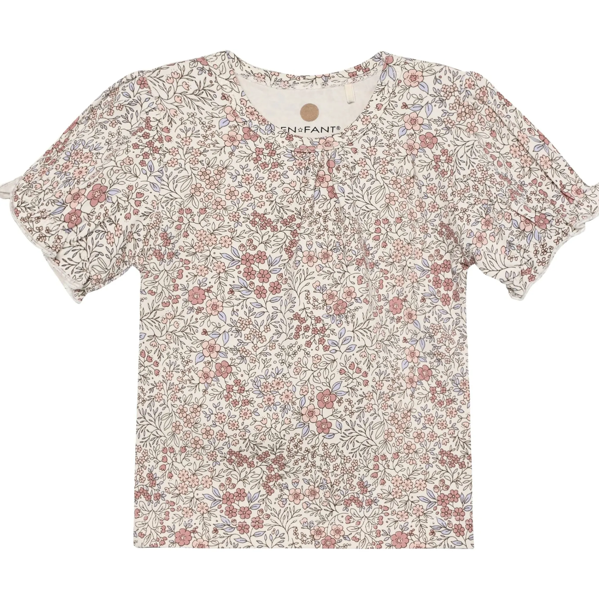 En Fant Flower Print T-shirt 6-24m