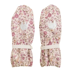 Kids CeLaVi Flower Pu Mitts 0-8