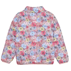 Kids Color Kids Flower Quilted Jacket 4-8