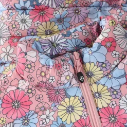Kids Color Kids Flower Quilted Jacket 4-8