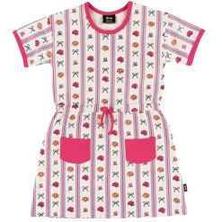 Kids Birdz Flower Stripe Dress 2-10y