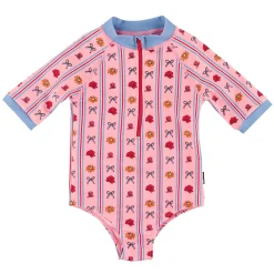 Kids Birdz Flower Stripe Uv Swimsuit 2-10
